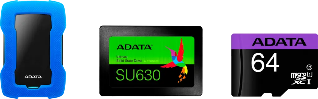 ADATA Datenrettung Festplatten, SD Karten, SSDs